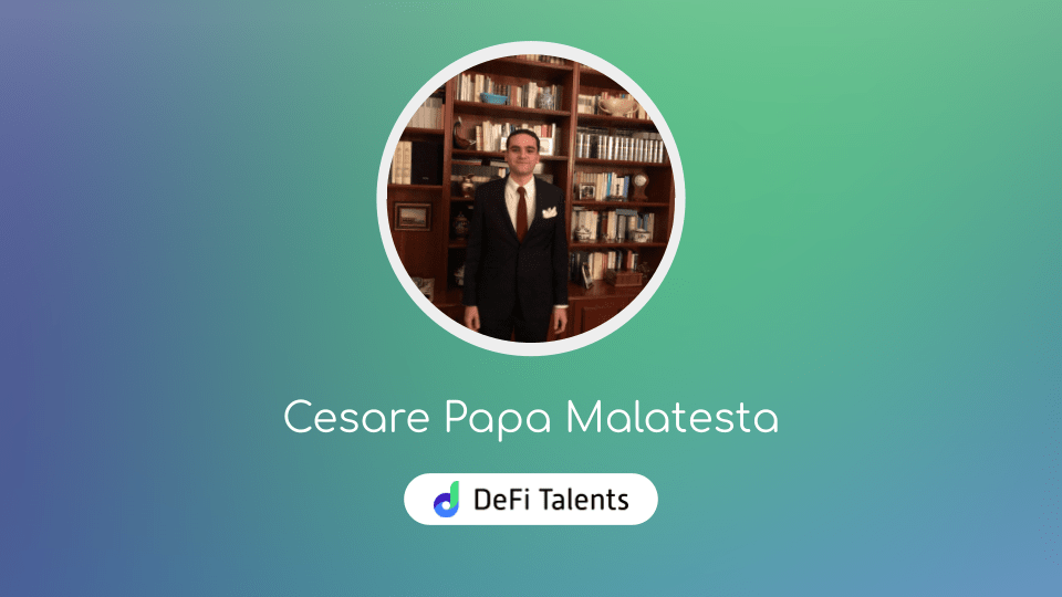 DeFi Talents Mentor – Cesare Papa Malatesta