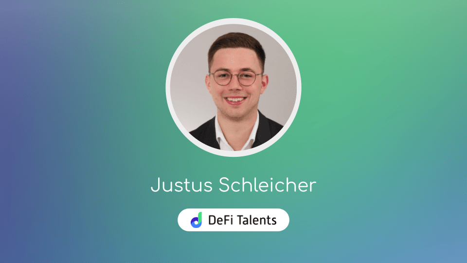 DeFi Talents Mentor – Justus Schleicher