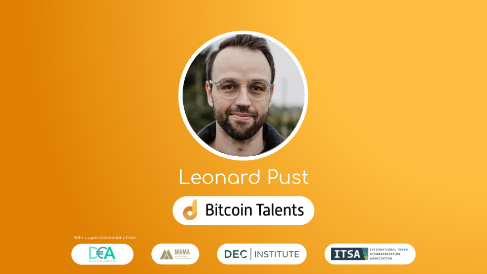 Bitcoin Talents Mentor – Leonard Pust