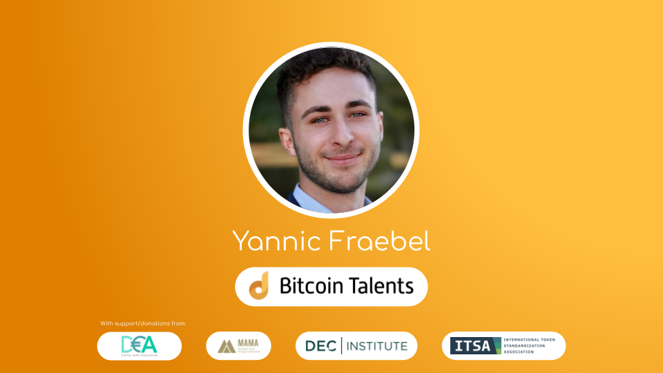 Bitcoin Talents Mentor – Yannic Fraebel