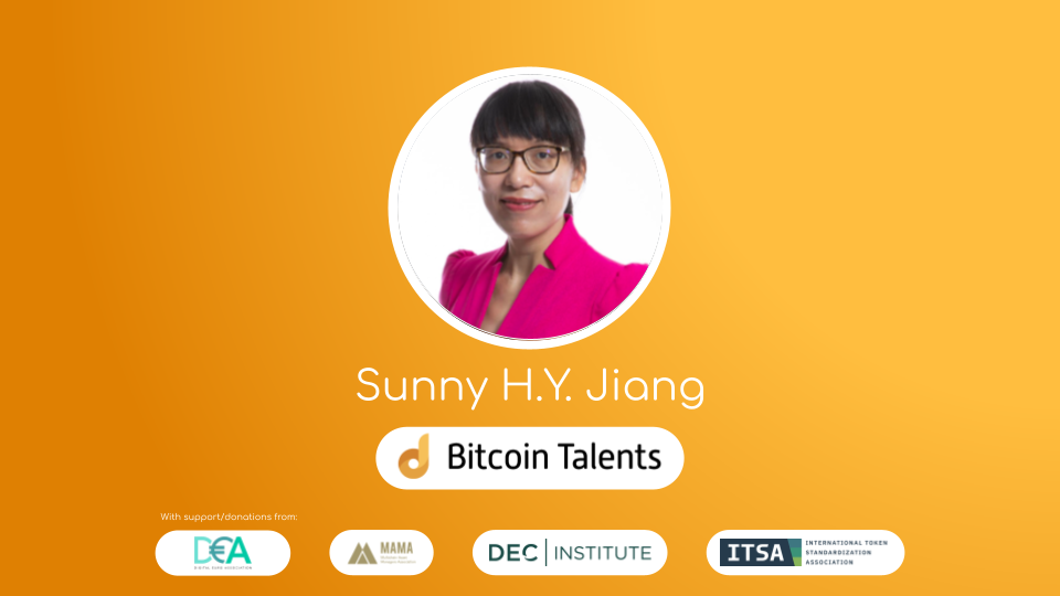 Bitcoin Talents Mentor – Sunny H.Y. Jiang