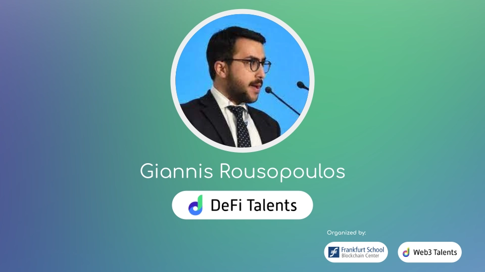 DeFi Talents Mentor – Giannis Rousopoulos