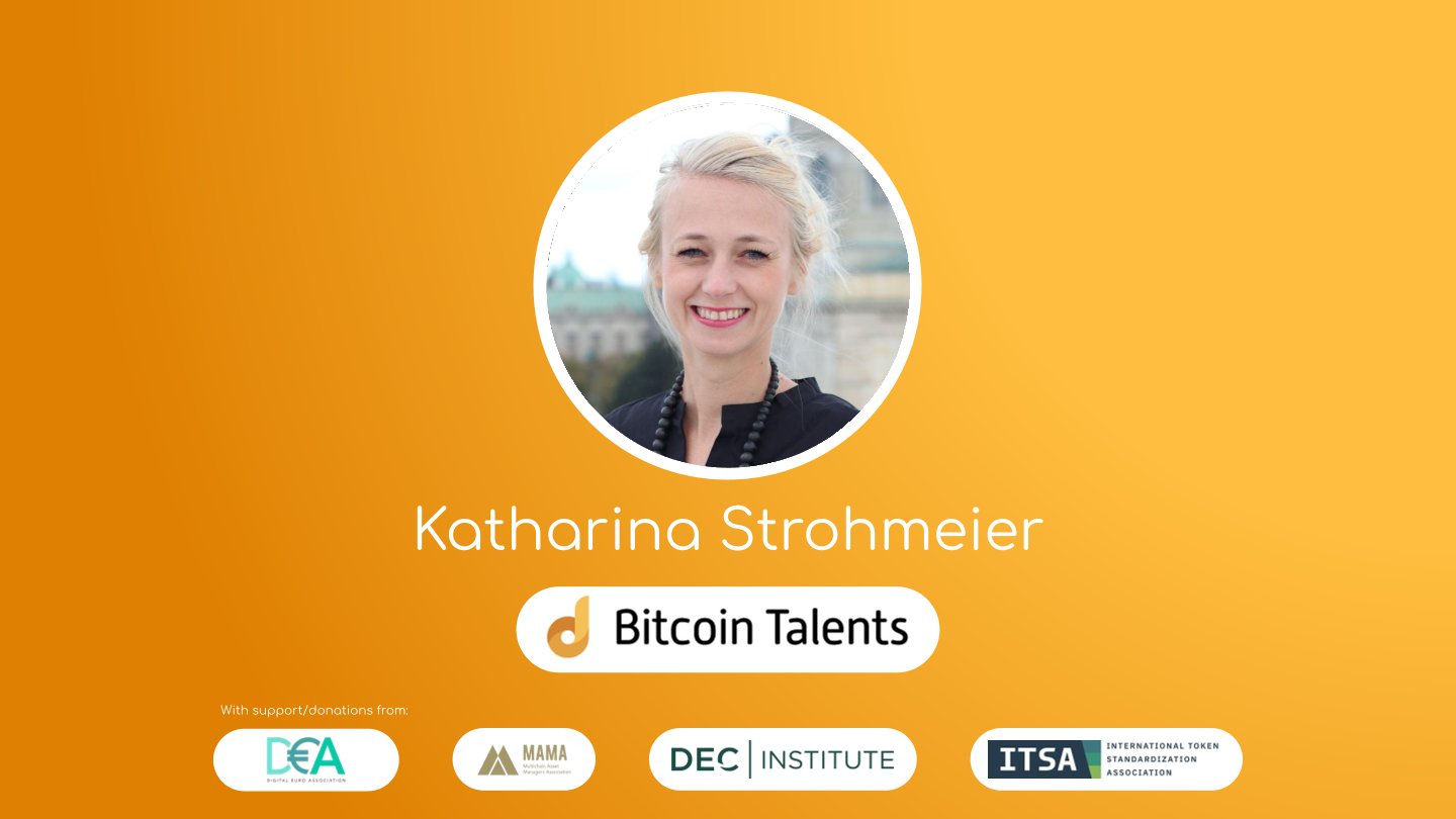 Bitcoin Talents Mentor – Katharina Strohmeier