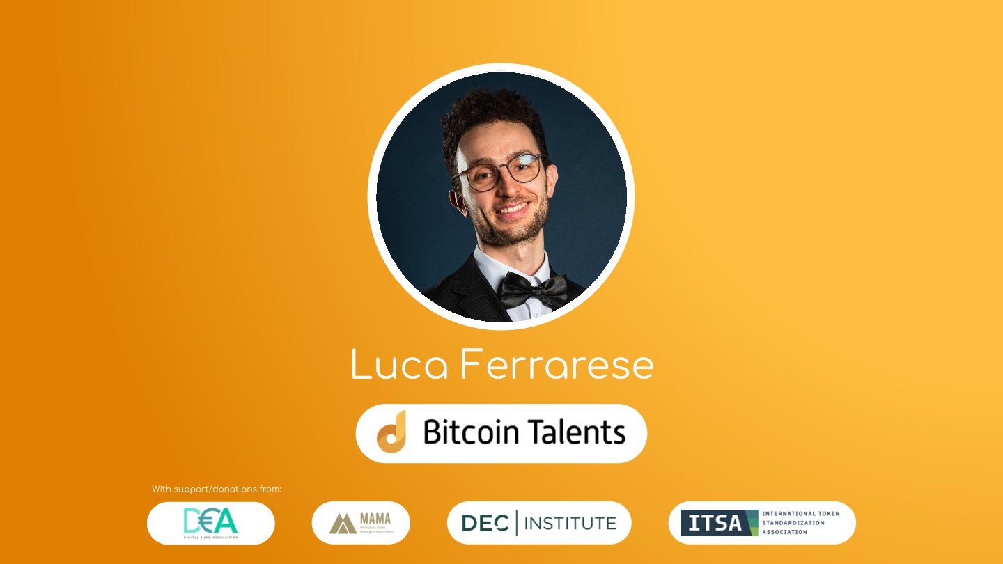 Bitcoin Talents Mentor – Luca Ferrarese
