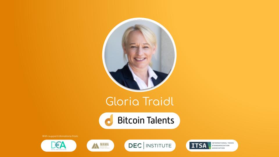 Bitcoin Talents Mentor – Gloria Traidl