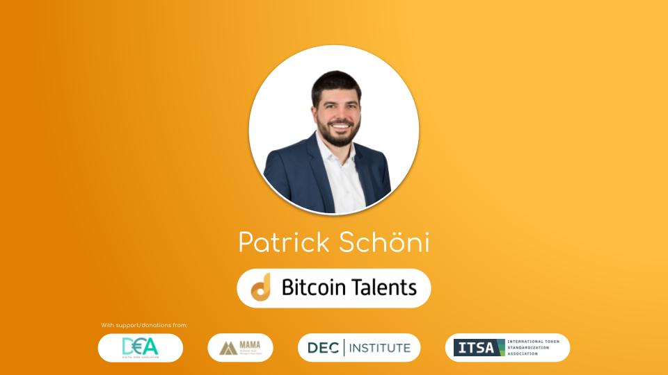 Bitcoin Talents Mentor – Patrick Schöni