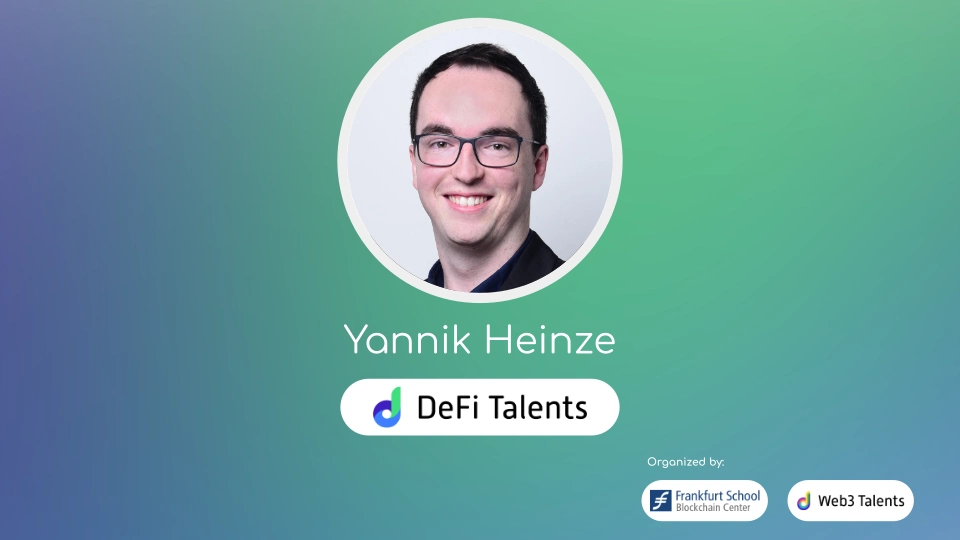 DeFi Talents Mentor – Yannik Heinze