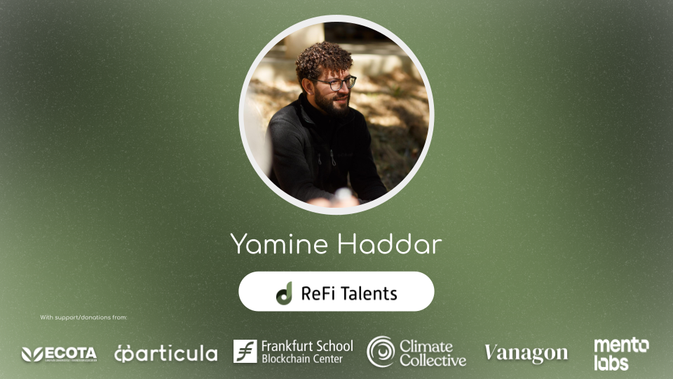 ReFi Talents Mentor – Yamine Haddar