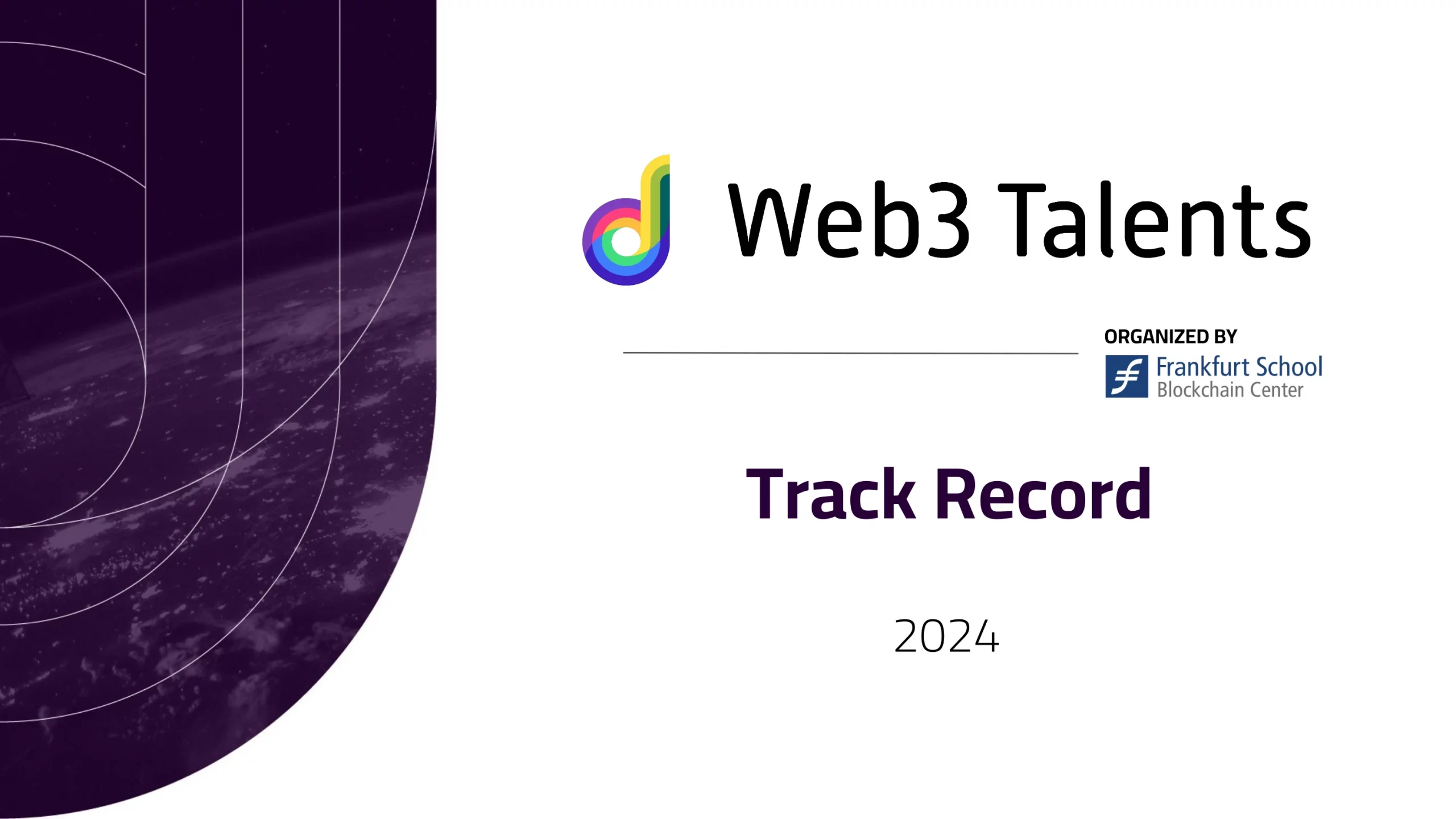 Web3 Talents Track Record 2024 Released